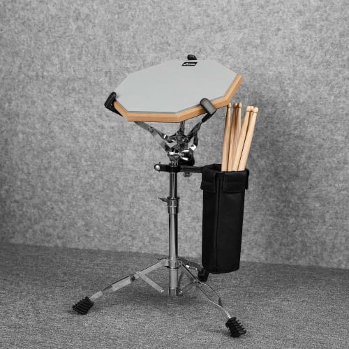 Donner Metal Snare Stand, Adjustable Height, Fits 10-14 Inch Drums, Includes Stick Holder (Height 36cm-58cm)