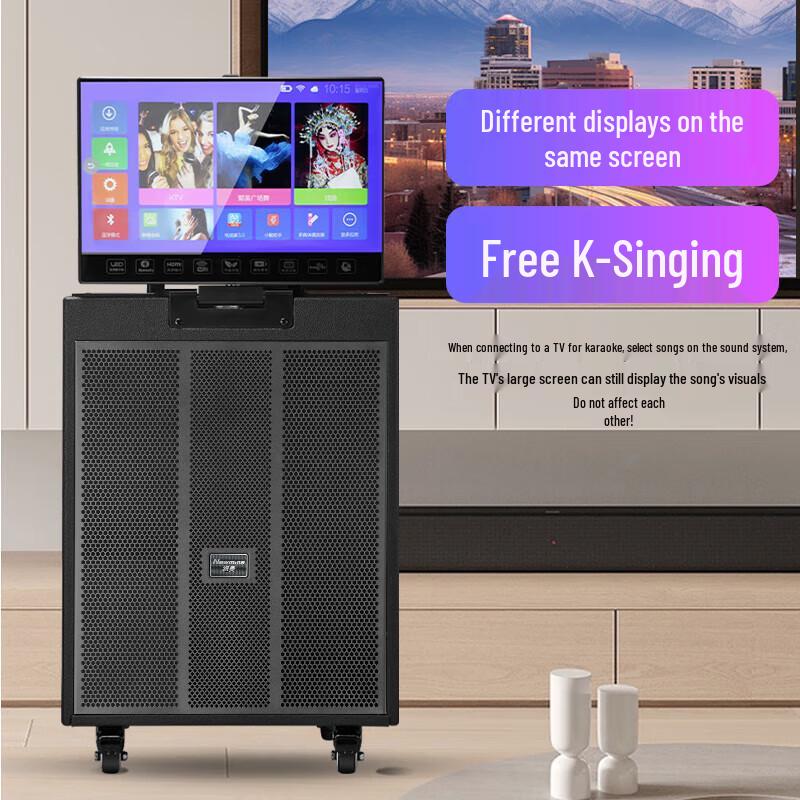 Newman N517 Portable KTV Karaoke Bluetooth Speaker CN Plug (adapter Included)
