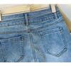 Women's High-Waisted Rhinestone Slim Fit Micro-Flare Denim Pants - 2026 Spring/Winter Trend