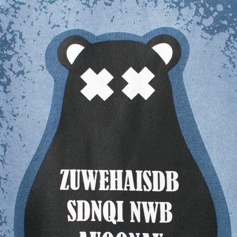 Koreanischer Stil Kinderpullover Fleece-gefüttertes Jungen-Cartoon-Oberteil