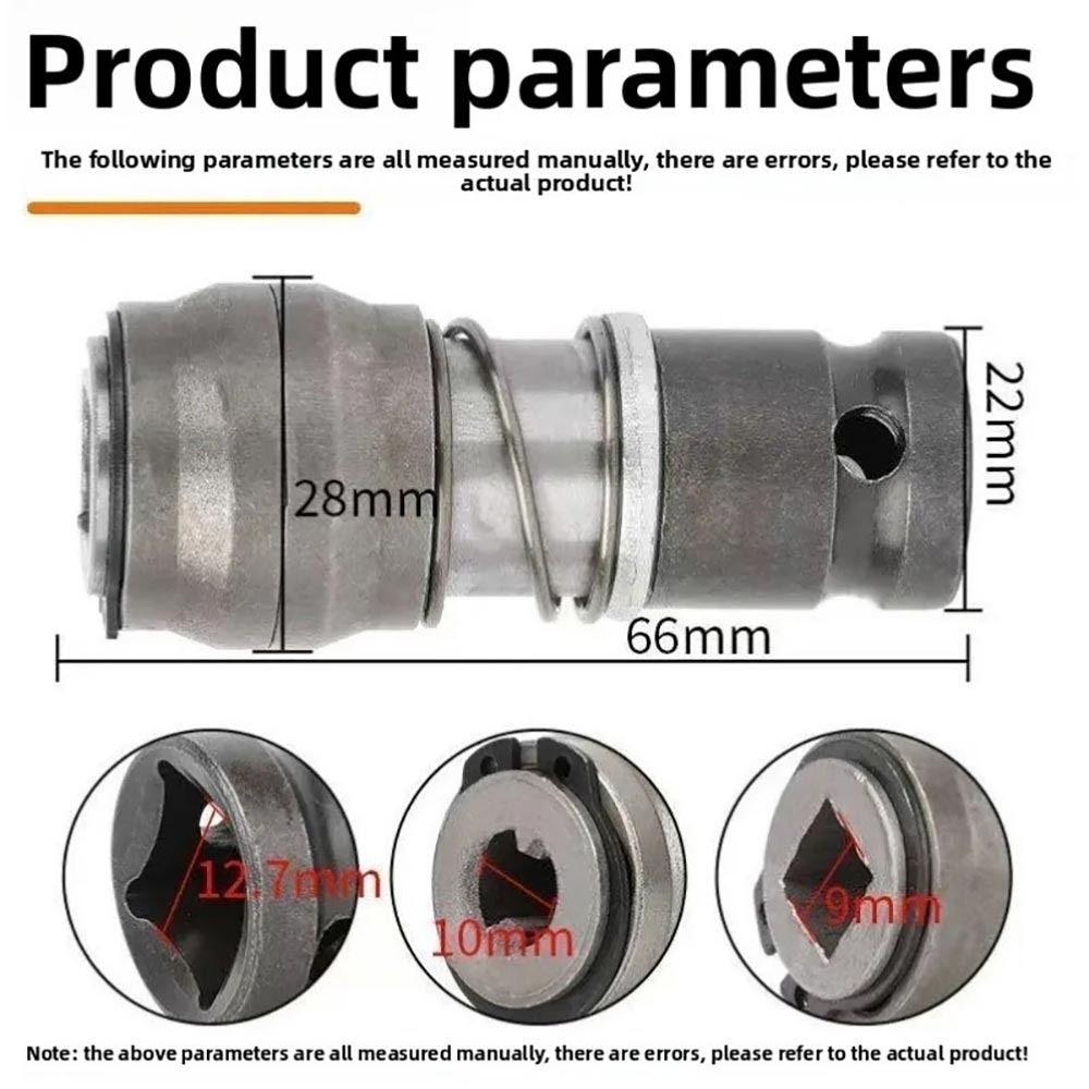 1Set Silver Electric Hammer Conversion Adapter Metal Drill Bit Adapter  Power Tool Accessory