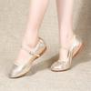  Bright Leather Woman Girls Ladies Latin Ballroom Modern Salsa Practise Dancing Shoes Closed Toe Soft Beef Tendon Bottom