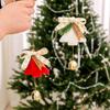 Christmas Bell Ornaments Set Hanging Bells For Tree Door Car Wind Chime Outdoor Indoor Holiday Decorations Festive Gift