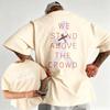 2025 Summer Three Days Grace OneX Paper Loose 100 Pure Cotton Printed Tshirt High Quality Street High Quality Mens Womens