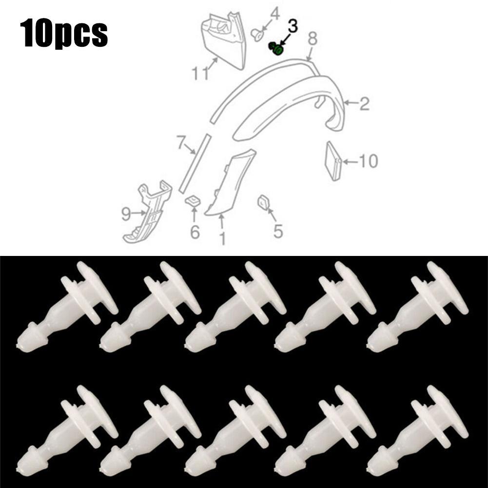 10pcs Wheel Arch Fender Clips Flare Liner Fastener For Nissan Frontier Pathfinder Xterra Navara D22 Patrol GU Infiniti Qx4 Qx56