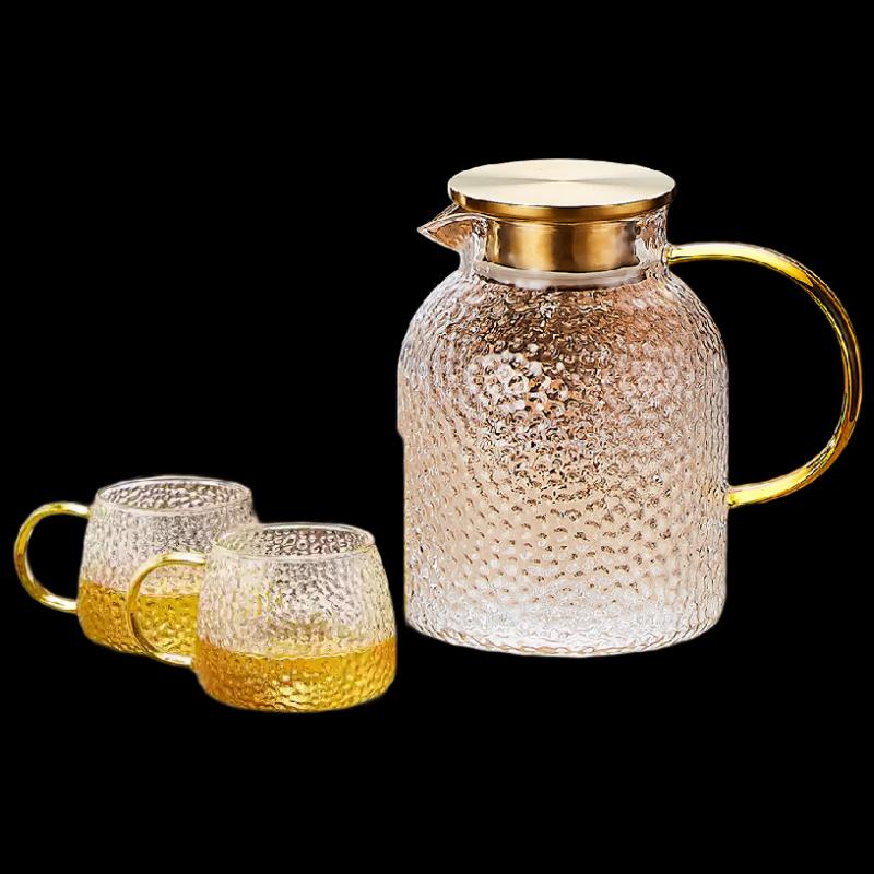 Nufeng Heat-Resistant Glass Cold Water Pitcher Set