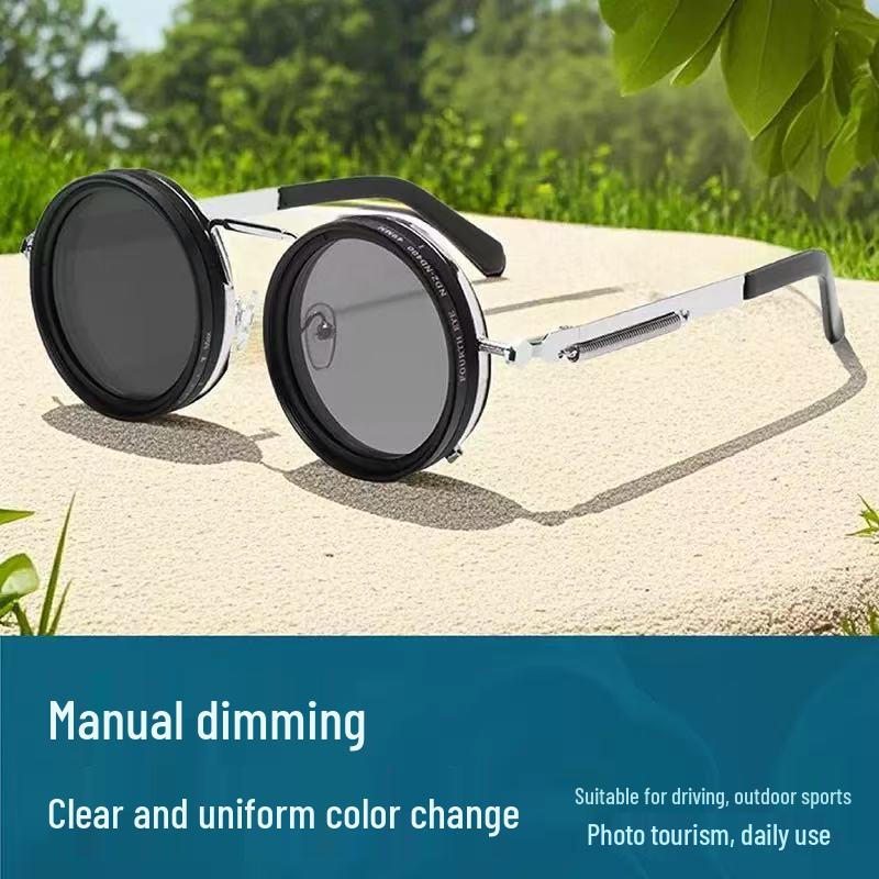 Adjustable Photochromic Polarized Sunglasses for Outdoor Travel