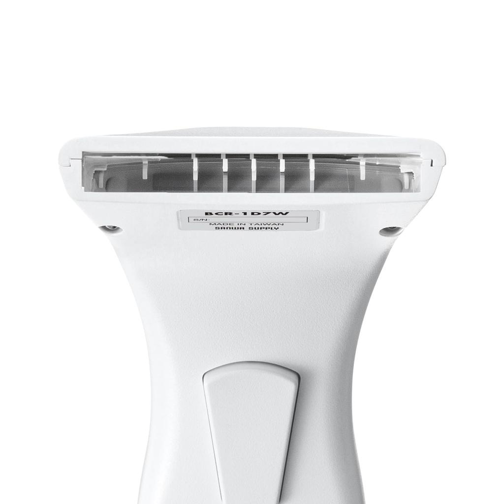 SANWA SUPPLY 1D Touch Barcode Reader (Antibacterial Type) BCR-1D7W