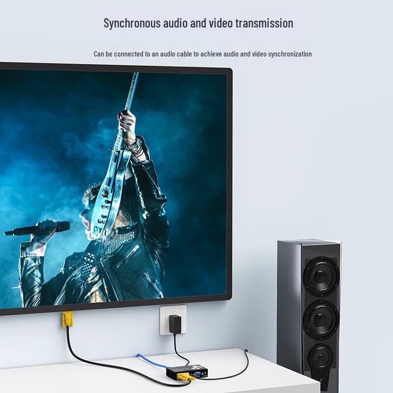MT-viki 100m VGA to RJ45 Extender with Audio