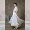 JK&JS Wuyingqun Tencel Embroidered Mesh Summer Dress