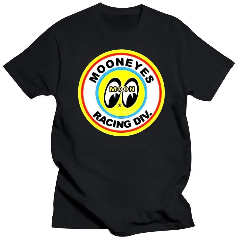 Hot American Tuner Car Culture Mooneyes Moon Graphic Print T-shirt Men Women High-street Hip Hop Harajuku Fashion Casual Oversized Top Summer New Tee