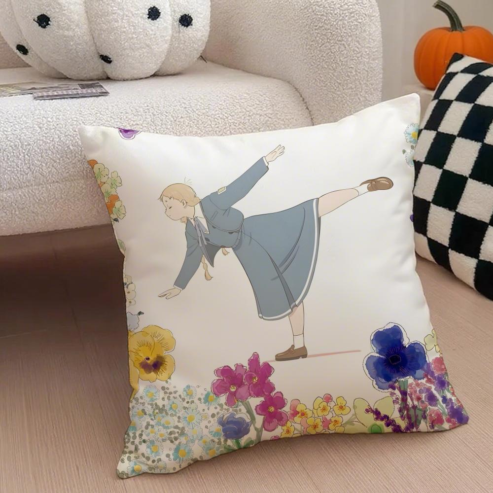 Anime The Colors Within Cushion Cover Throw Pillow Cover Hidden Button Durable Polyester Chair Cushion