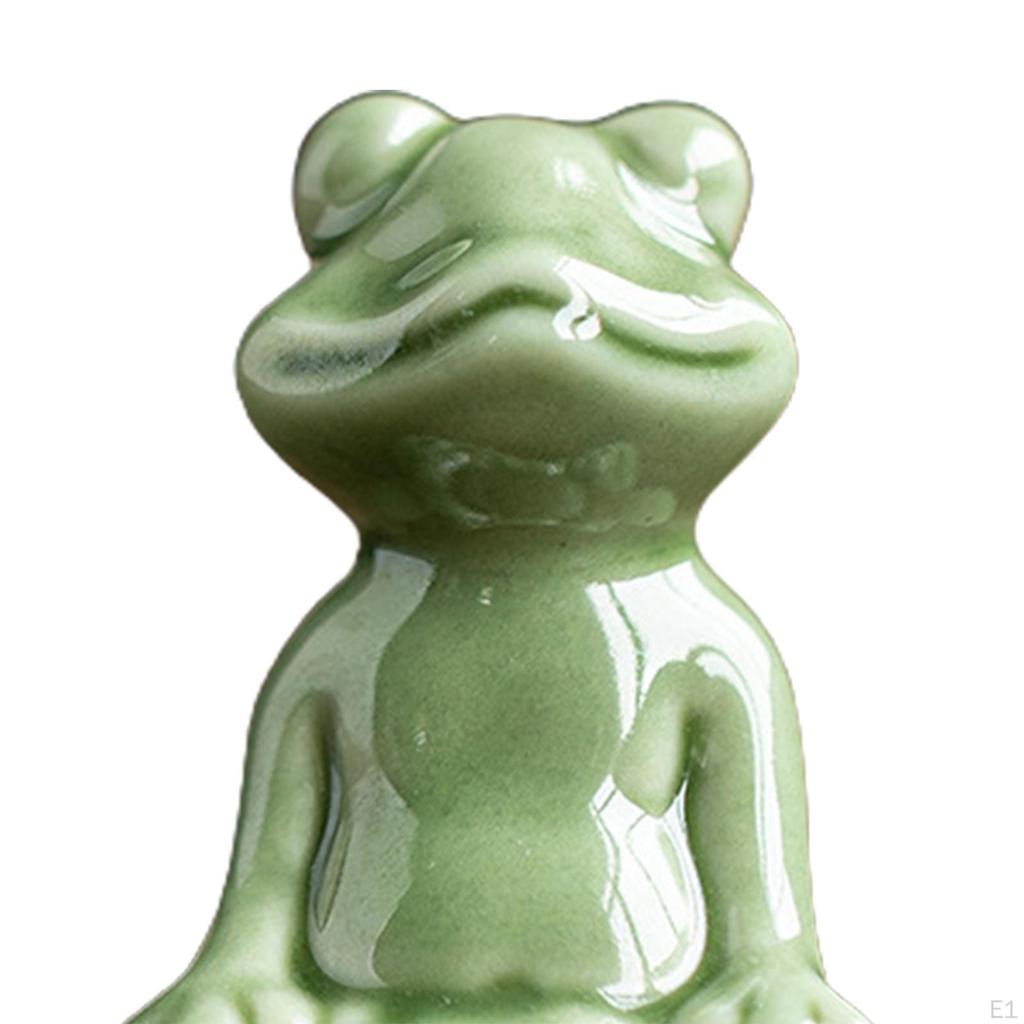 Charming Frog Miniature Sculpture for Home and Garden Decor