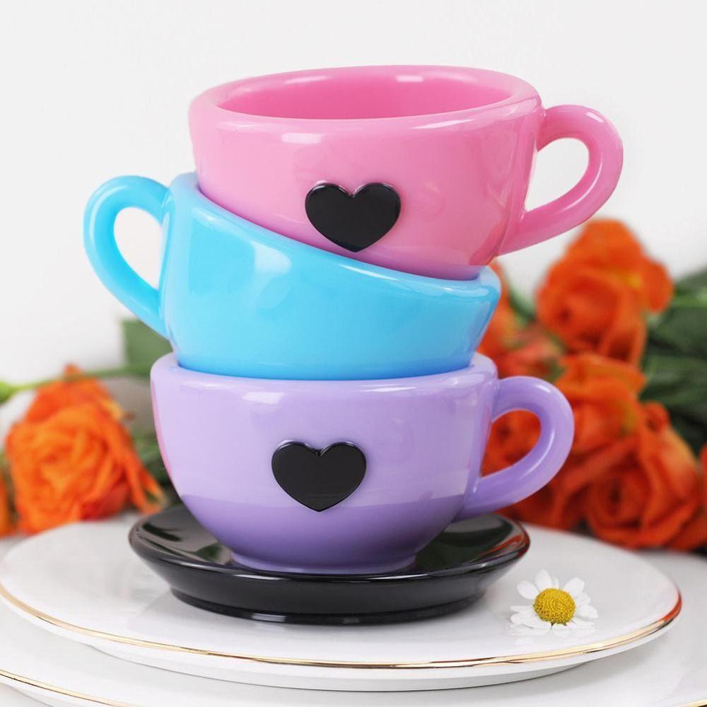 Silicone Material DIY Mold Coffee Cup Shape Epoxy Resin Mold Love Teacup Silicone Mold Home Decor