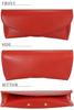 Red Tochigi Leather Glasses Made in Eyeglasses Sunglasses Glasses and Genuine Brand Includes Microfiber Cleaning Case, Japan, Soft, Large, Oversized,