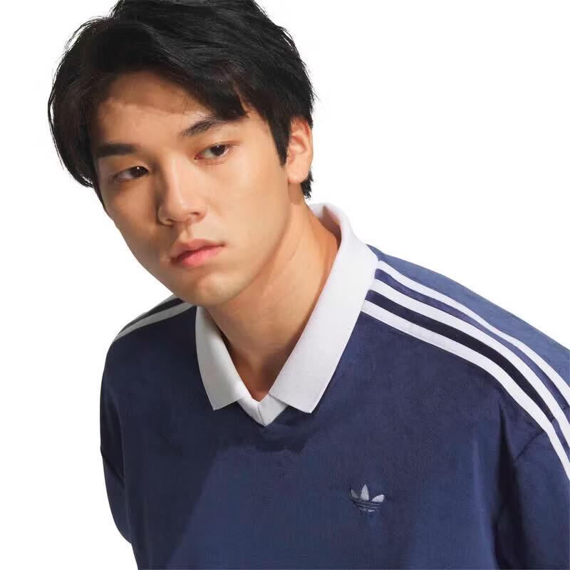 Adidas Originals Unisex Casual Long Sleeve Polo Shirt KQ5486