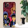 Band C-Crystal C-Castles Phone Case For Apple iPhone 15,14,13,12,11,XS,XR,X,8,7,Pro,Max,Plus,mini Silicone Black Cover