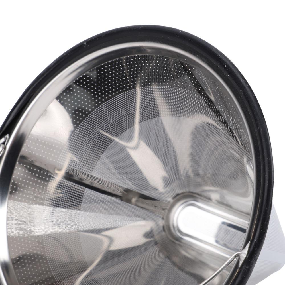 Stainless Steel Coffee Maker Filter Reusable Coffee Filter Basket Home Coffee Brewing