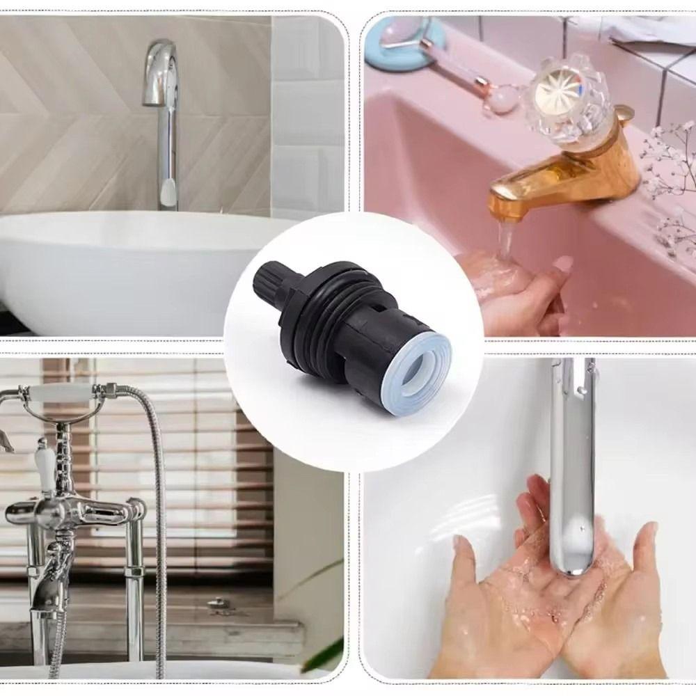 10Pcs Bathroom Kitchen Plastic Faucet Cartridge Hardware Accessory Replacement Repair Part Tap Valves Core Universal 1/2 Thread