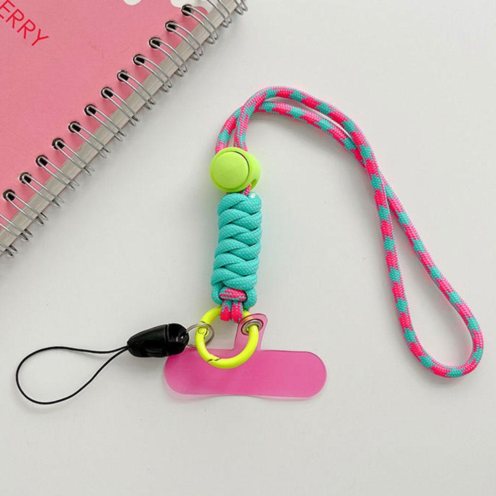 Mobile Phone Lanyard Adjustable Reusable Neck Hanging Rope with Hook Microfiber Safety Straps Accessory Picnic Running Type 9