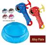 Free Shipping Dual Alloy Burst Gyro Toy - Magic Light Pull String Battle Gyro