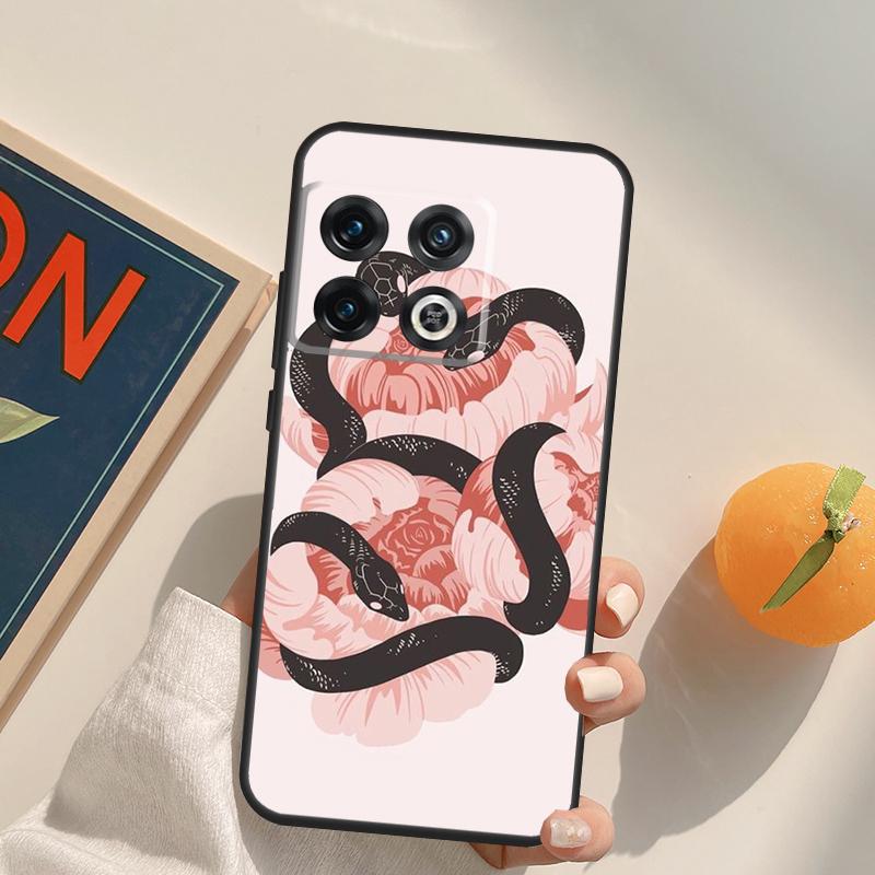 The Snake and Fern Case For OnePlus 13T 10T 10R 12R 13R 15 13 12 11 10 9 Pro Nord CE 5 2 3 4 Lite N20 N30 Cover