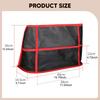 Car Mesh Organizer Between Front Seats Barrier of Backseat Kids Purse Holder Net Pocket