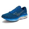 Mizuno Wave Rider 26 Snorkelblå Gull Unisex Sneakers Estate-Blå J1GC220353