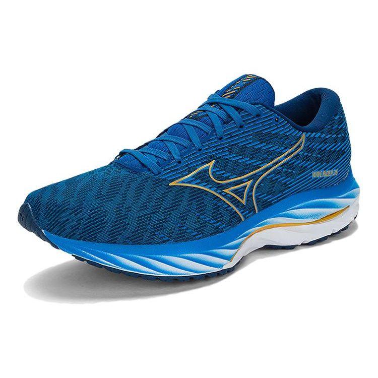 Mizuno Wave Rider 26 Snorkel Blue Gold Unisex Sneakers Estate-Blue J1GC220353
