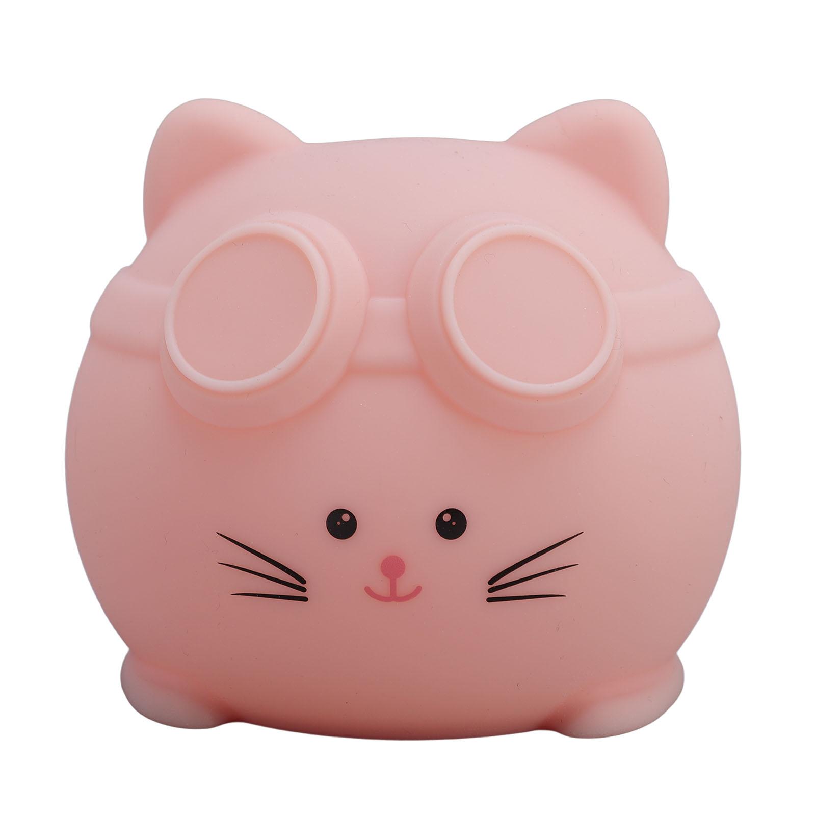 

Cartoon Night Light In Smart Sleep Management Silicone USB Rechargeable 3 Brightness Tap Control LED Bedside Lamp for Bedroom