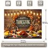 1pc Colorful Thanksgiving Theme Dinner Party Invitation Design Thanksgiving Banner Poster, Party Bannerzyc
