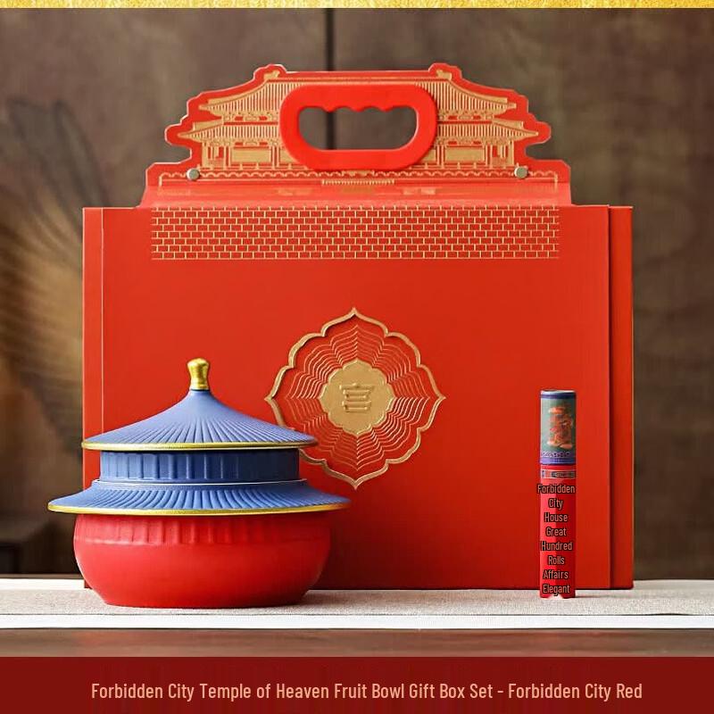 Forbidden City Temple of Heaven Fruit Plate Gift Box