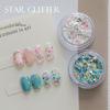 1Box Colorful Star Sequin Nail Art Glitter Powder Ultrathin Aurora Sparkle Magic Mirror Manicure Tools for Decorations
