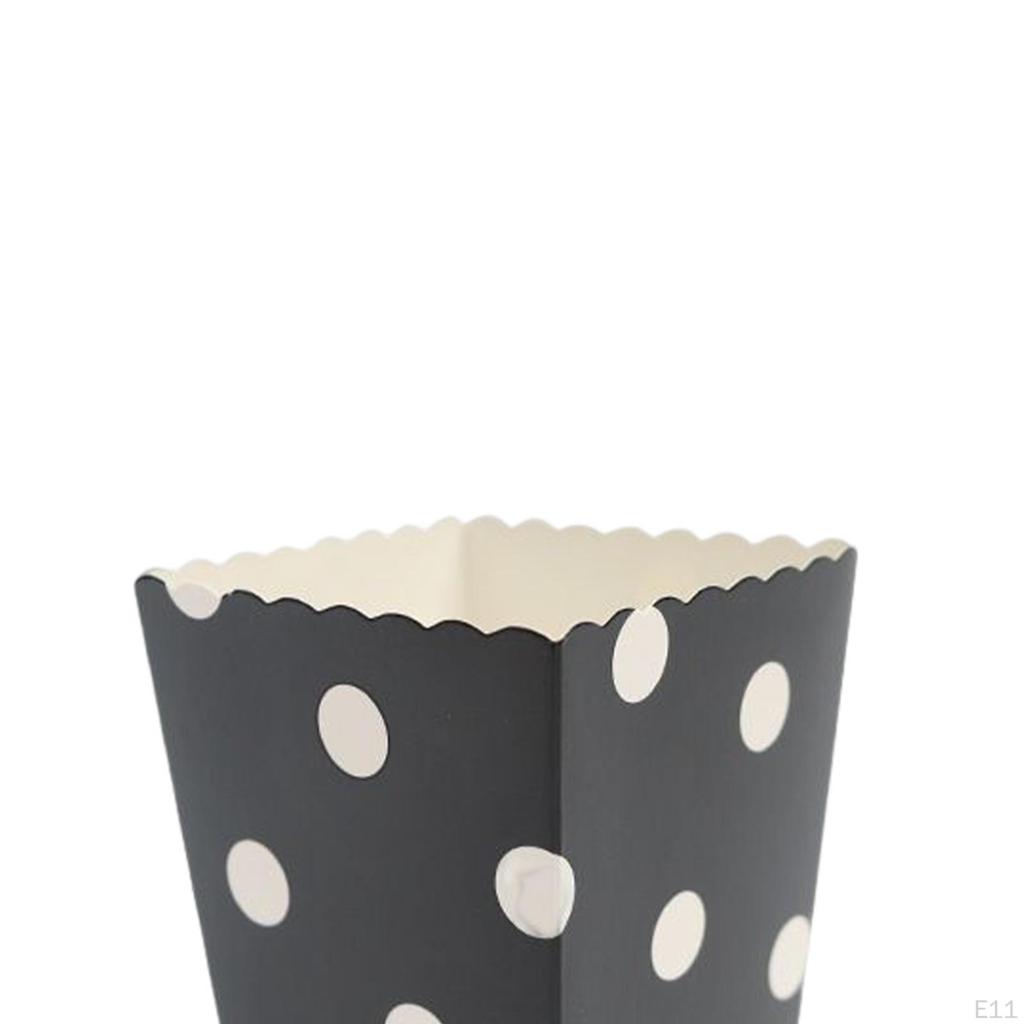 Set mit 10 Popcorn-Geschenkboxen Karton Süßigkeitenbehälter Partys Mini-Papierbehälter