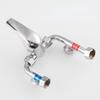 Water Heater Hot and Cold Mixing Valve Shower Faucet Bathroom U-shaped Zinc Alloy Copper Pipe Shower Mixing Valve Faucet