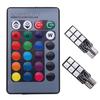 T10 12 SMD 5050 RGB LED Auto Keil Seitenlicht Leselampe Glühbirne Fernbedienung