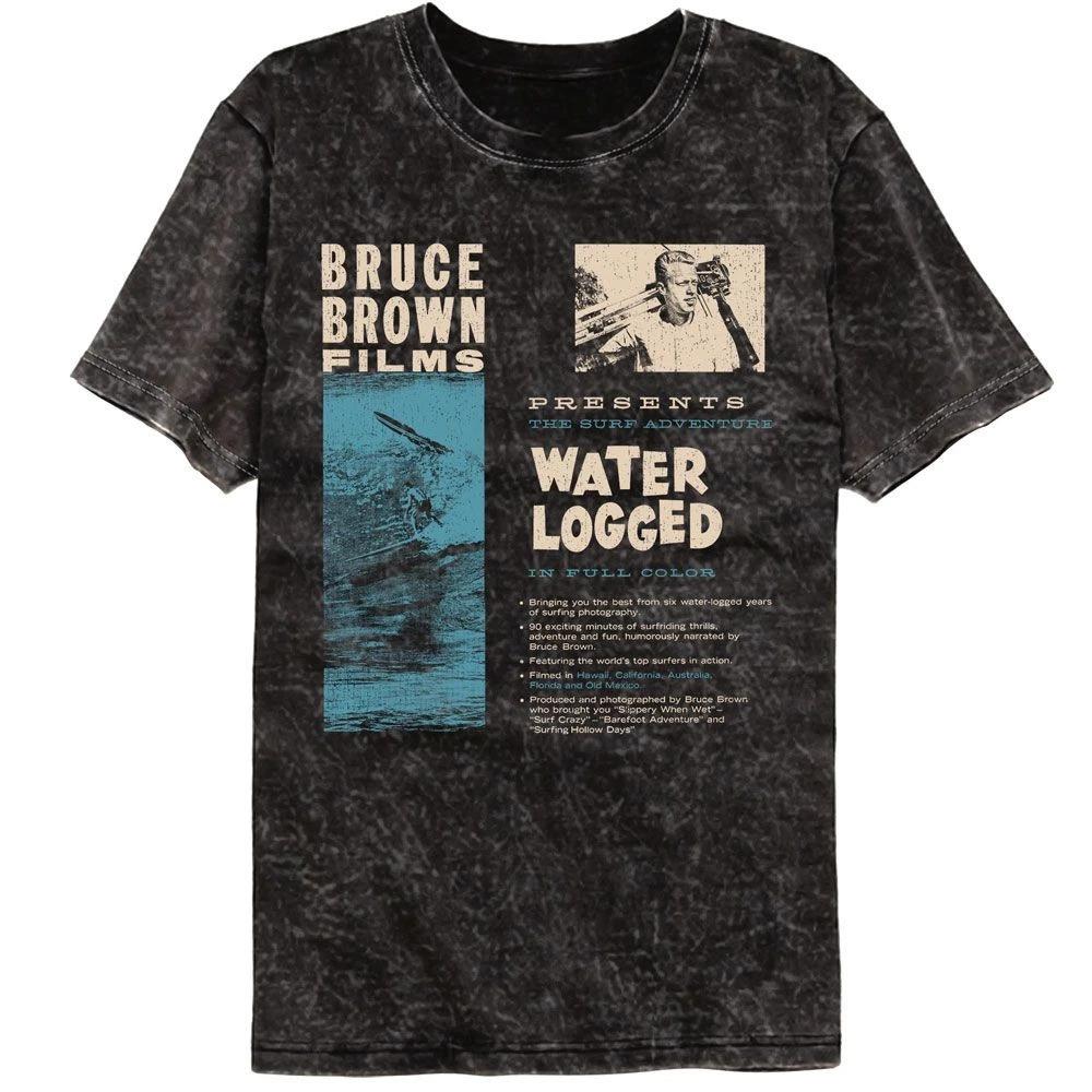 Bruce Brown Films Water Logged Officially Licensed Short Sleeve Mineral Wa 120