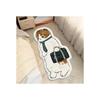 Tappeto Peluche Cartoon Mofusand con Design Stampato per Bagno Porta Ingresso Decorazione