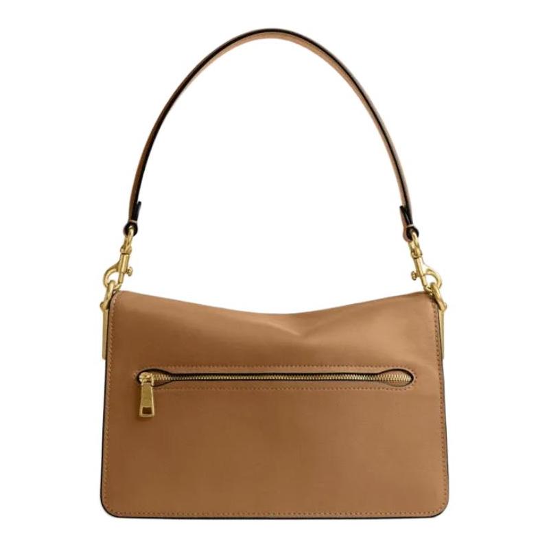Coach Tabby 26 Detachable Chain Shoulder Strap Hand Crossbody Cowhide Shoulder Bag Medium Women's Honey Brown