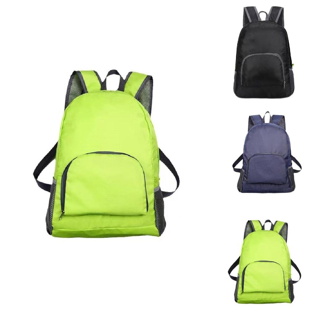 Casual Collapsible Backpack With Breathable Nylon Material For Leisure Trips