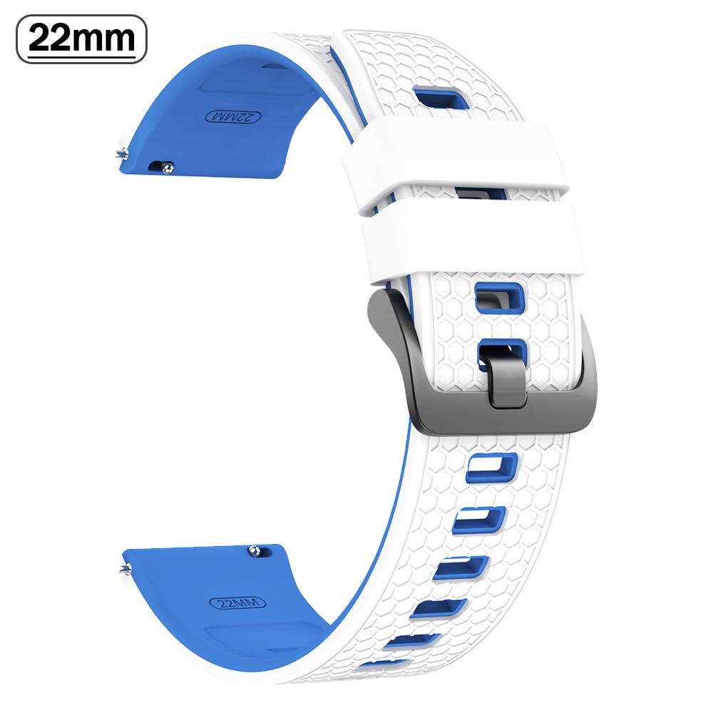 22mm Rubber Strap For Xiaomi watch 5/2 Pro/color 2/S1/2/3/ S4 Sport Mi Watch Bands For HUAWEI/Garmin WATCH Replace Soft Bracelet