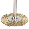 30Pcs Brush Wheel Flat Mini Wood Carving Rust/Corrosion/Paint Removal Polishing ToolsBrass Wire
