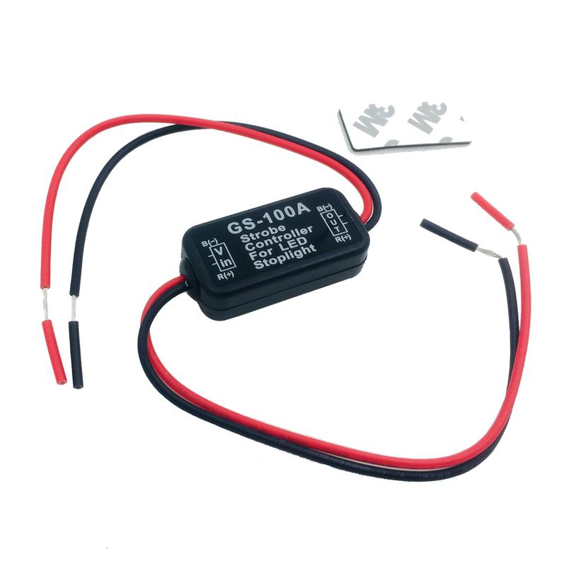 NEW Auto Car 12V GS-100A LED Brake Stop Light Strobe Flash Flashing Controller Box
