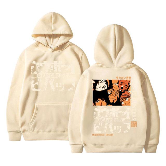 Аниме Ковбой Бибоп Космический Спайк Шпигель Джет Фэй Толстовка с рисунком Унисекс — фото 3