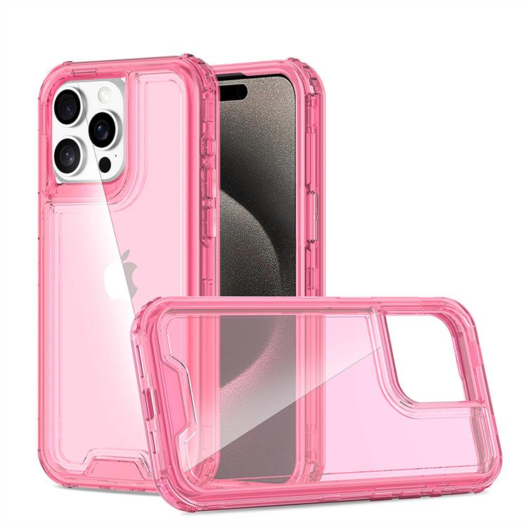Dla IPhone15 Pro Max Kolorowe Trzy w jednym Trzyodporne Etui na telefon komórkowy Aiwei dla Apple Poduszka powietrzna Odporne na upadki