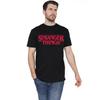 Stranger Things Main Logo Unisex T-Shirt S-5XL, Black