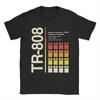 TR808 Vertical Jupiter T Shirt Men Pure Cotton Casual TShirt Round Neck  Tee Shirt Short Sleeve Clothing Big Size