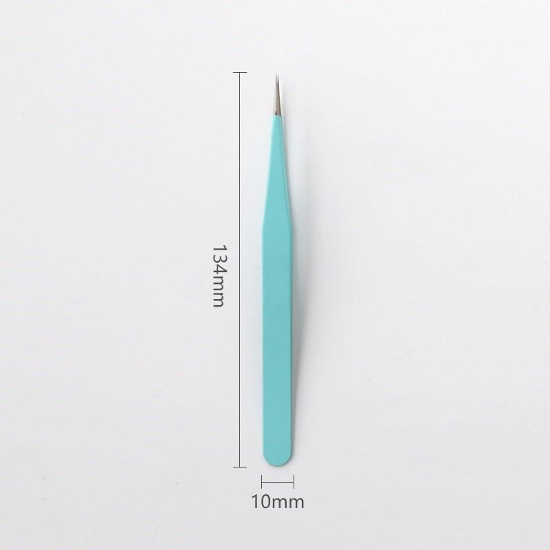 1 шт. точные пинцеты стандартного типа, портативные, красивый цвет, нержавеющая сталь для ленточных наклеек, ручная работа, домашнее искусство «сделай сам»