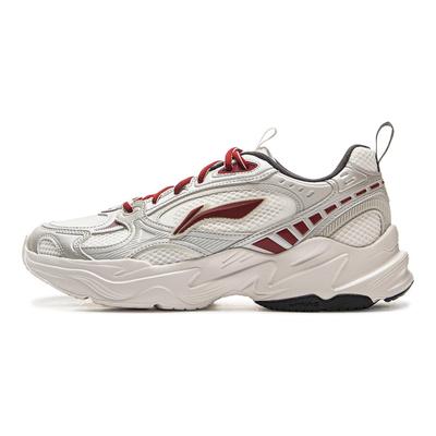 Li Ning Meteor 2K Classic Fashion Versatile Retro Comfortable Shock Absorbing Non-Slip Wear-Resistant Low-Top Dad Shoes Men Sneaker AGCV113-4