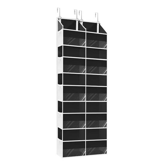 Über-die-Tür-Organizer 5-stufige Hänge-Aufbewahrungstasche Hinter der Tür 10 Fächer Über-die-Tür-Organizer für Wohnheim Kleine Wohnung